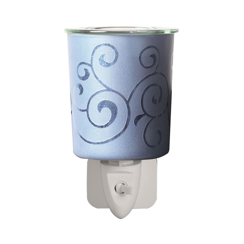 Aroma Blue Swirl Plug In Wax Melt Warmer £13.04